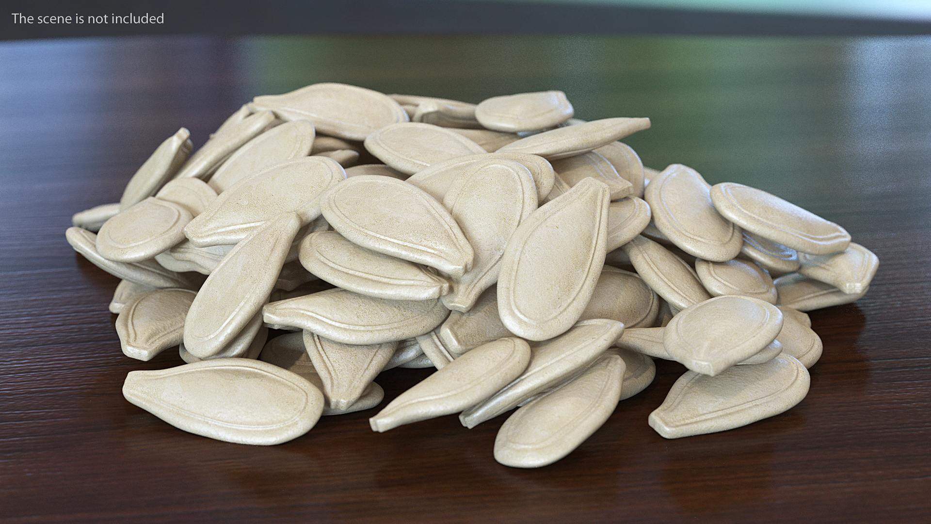 Pumpkin Seeds in Shell 3D