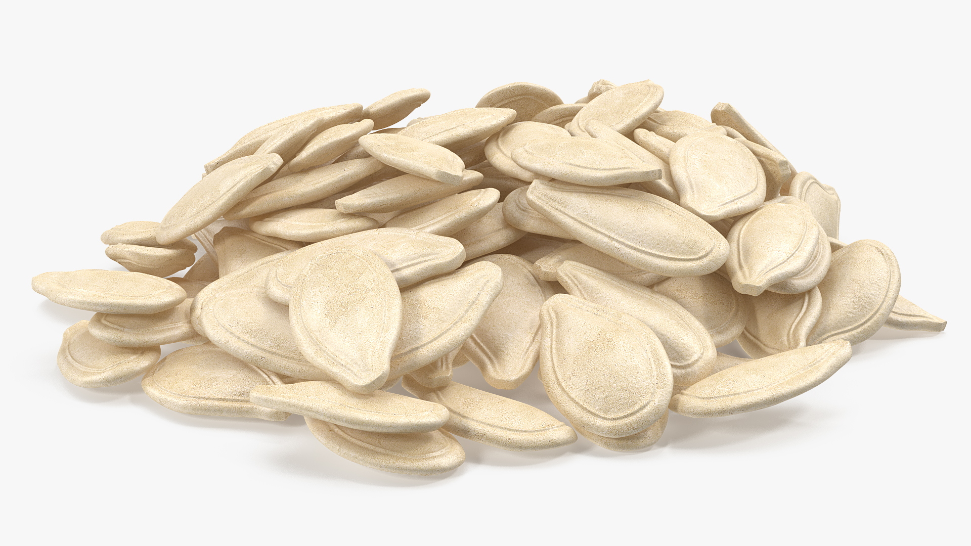 Pumpkin Seeds in Shell 3D