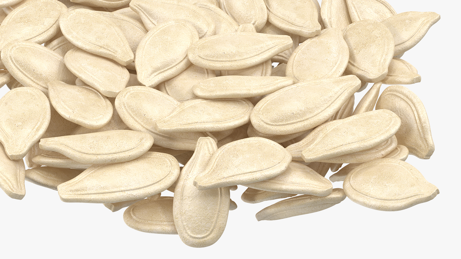 Pumpkin Seeds in Shell 3D