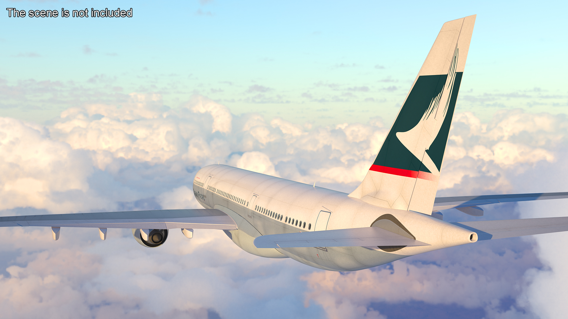 3D model Cathay Pacific Airbus A330-200