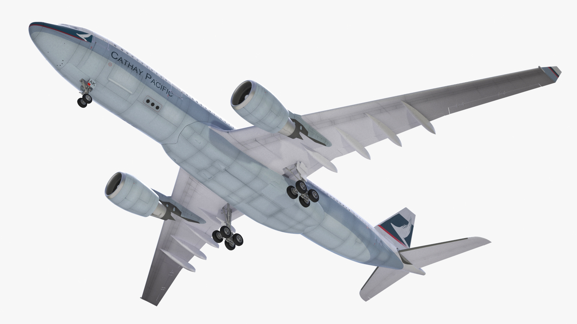 3D model Cathay Pacific Airbus A330-200