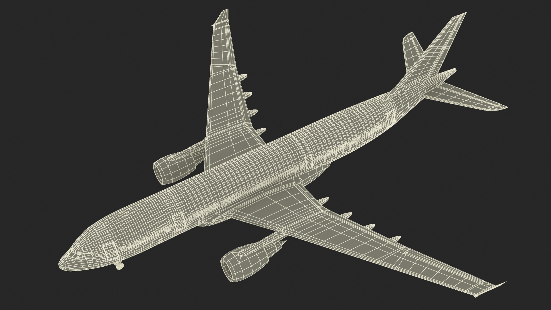 3D model Cathay Pacific Airbus A330-200