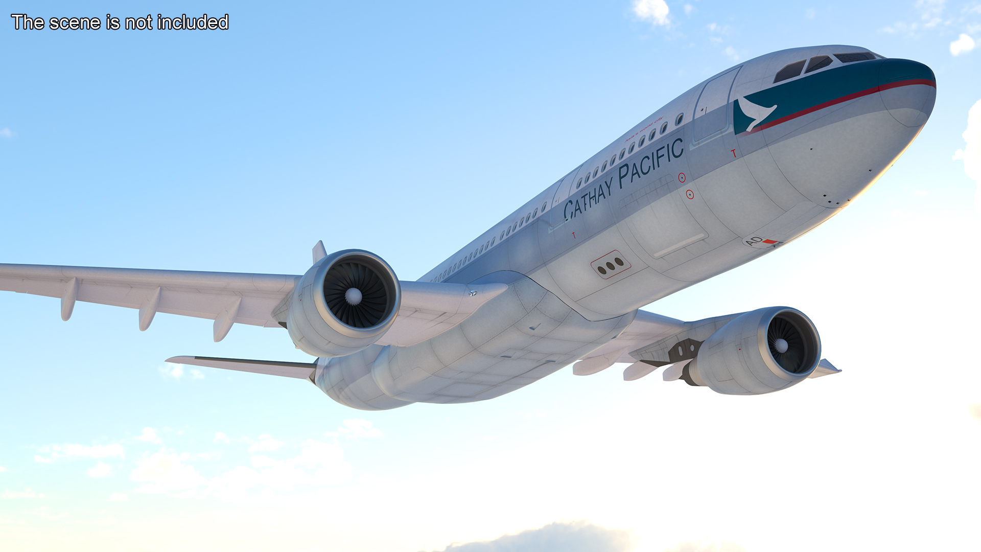 3D model Cathay Pacific Airbus A330-200