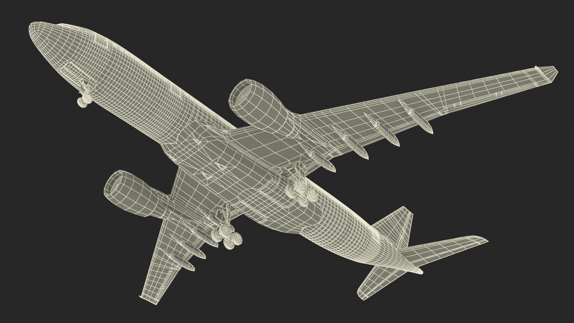 3D model Cathay Pacific Airbus A330-200