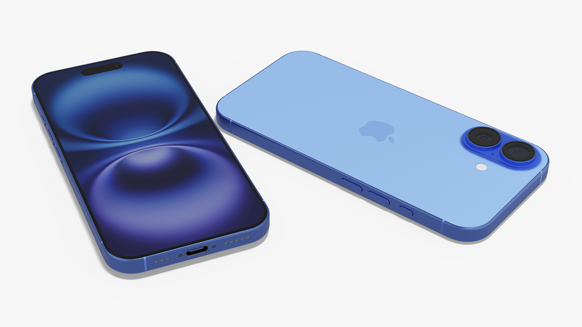 3D IPhone 16 Ultramarine