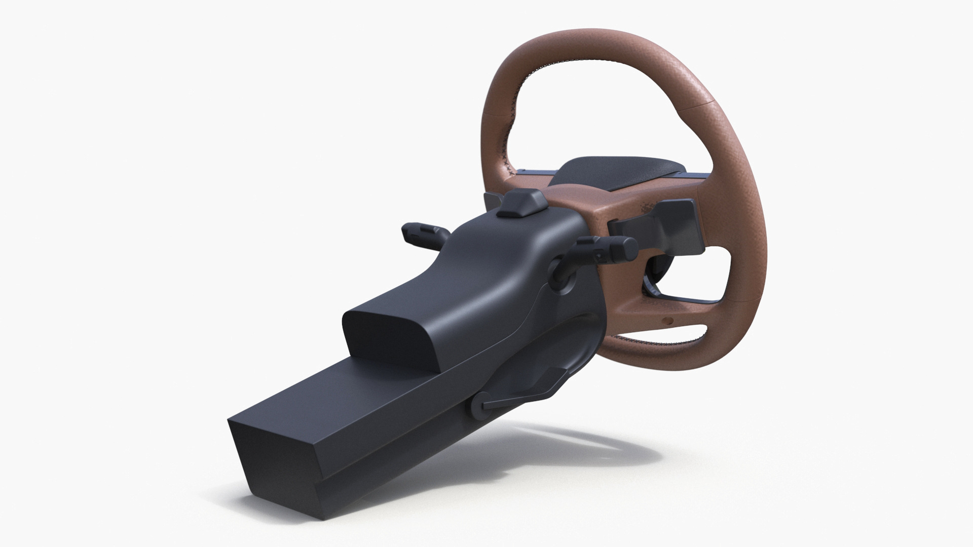 KIA Steering Wheel with Controls 3D