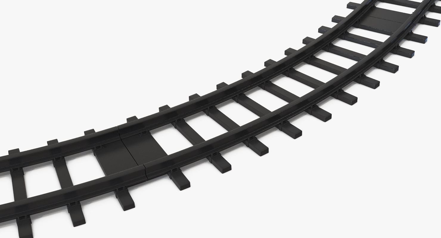 Toy Rail Track 3D model