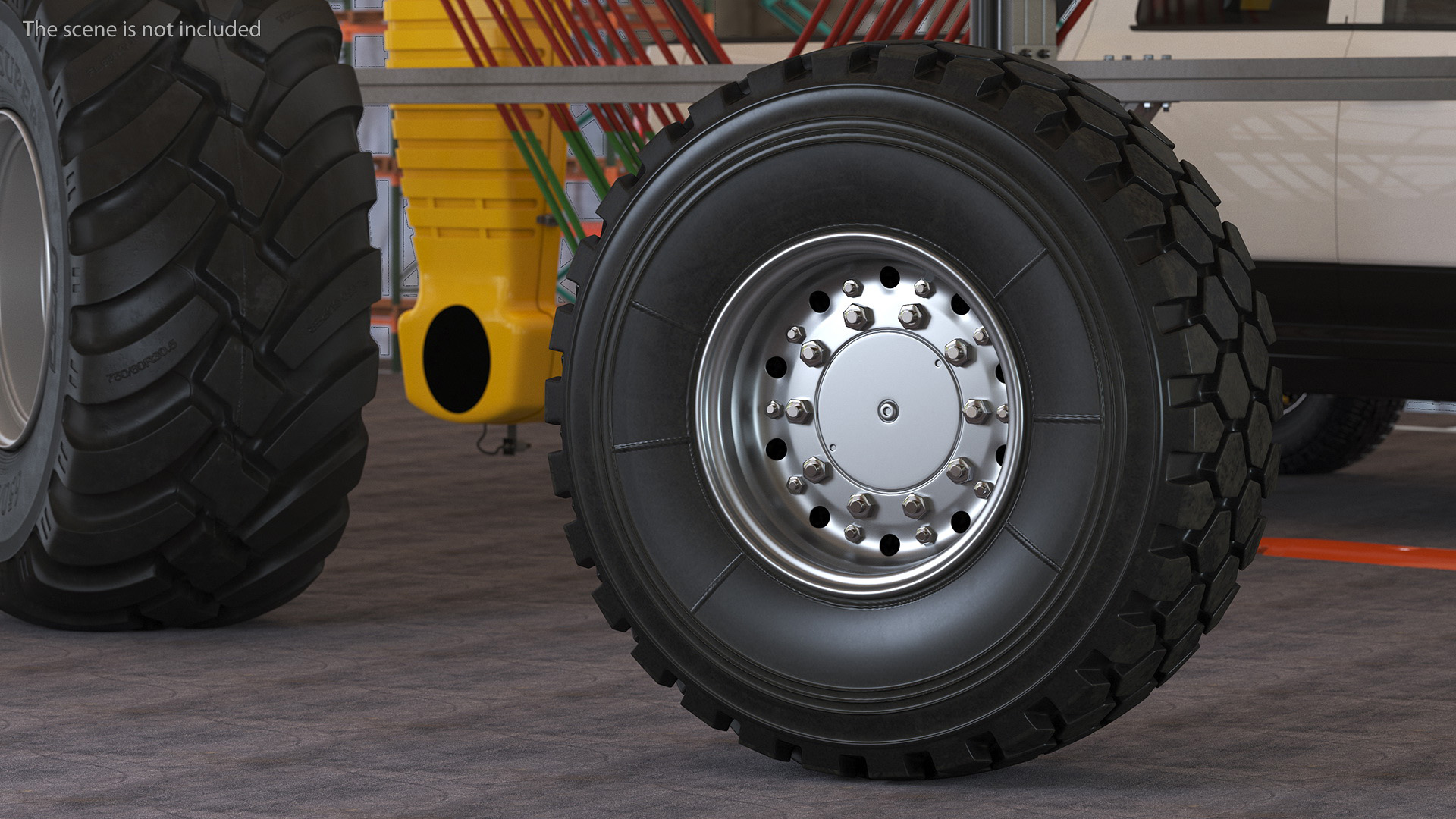 3D model Electric Truck Wheel