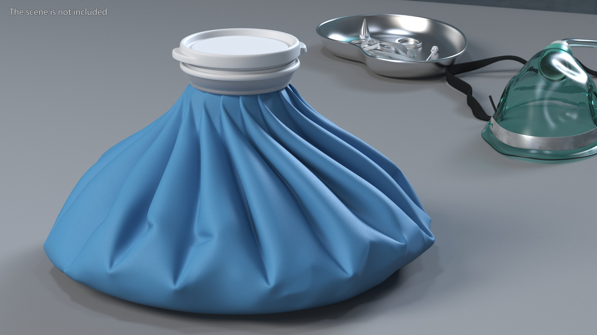 3D Reusable Ice Bag Blue