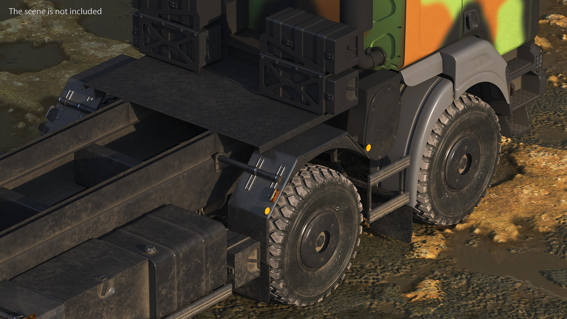 Renault Kerax 8x8 Heavy Utility Truck 3D