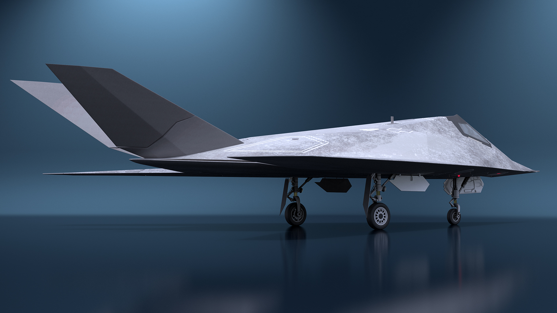 3D Combat Stealth Fighter Jet