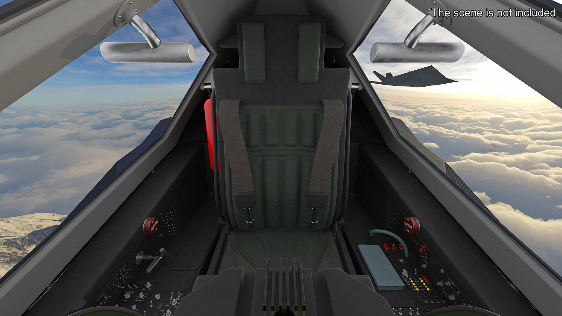 3D Combat Stealth Fighter Jet