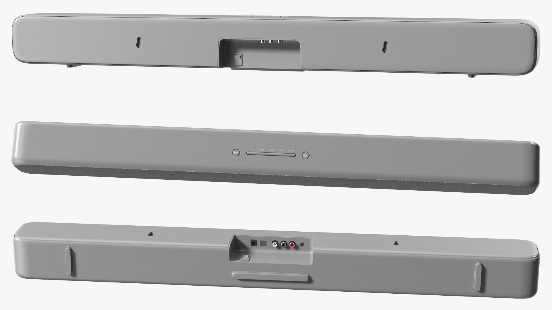 3D TV Soundbar Grey