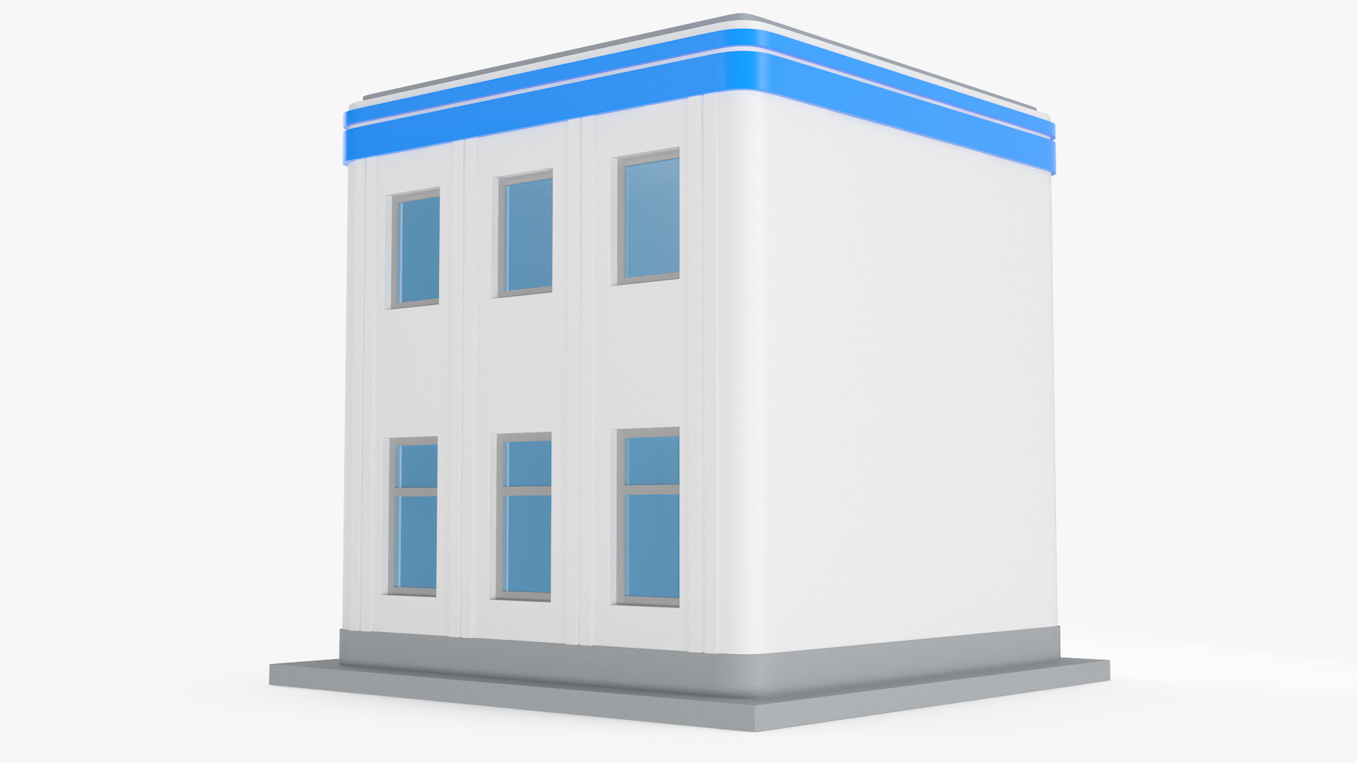 3D Cartoon Building