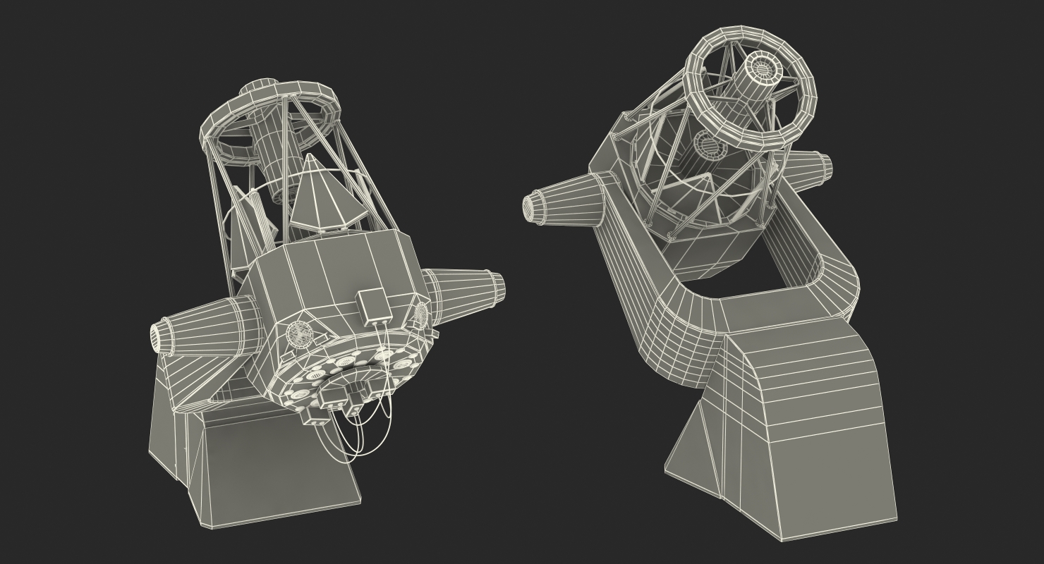 3D model Telescope for Observatory