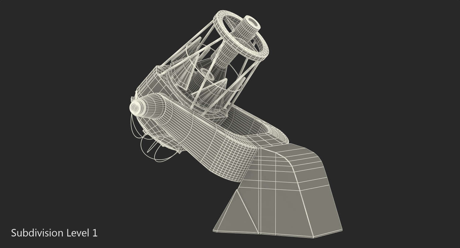 3D model Telescope for Observatory