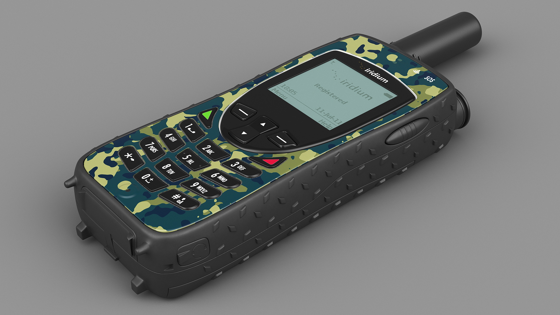 Extreme Satellite Phone Camouflage 3D model