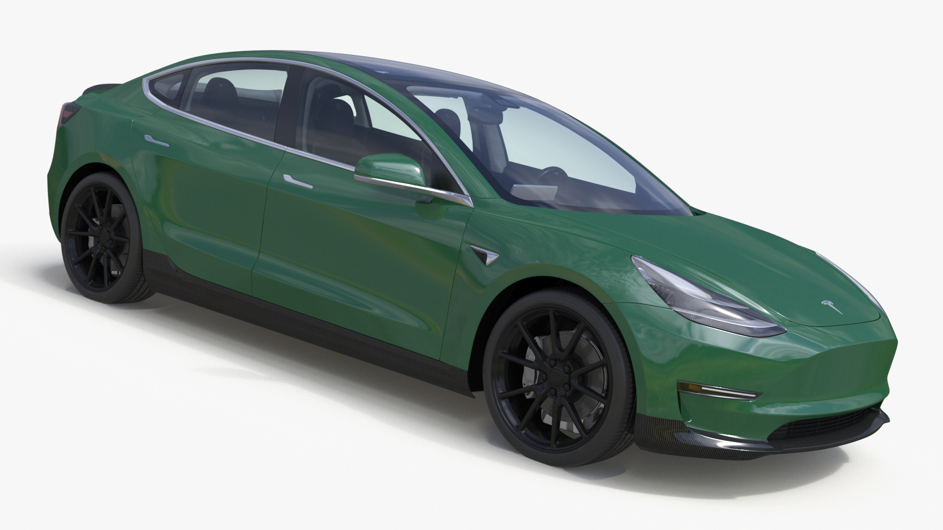 3D model Tesla Model 3 Carbon Fiber Sport Package