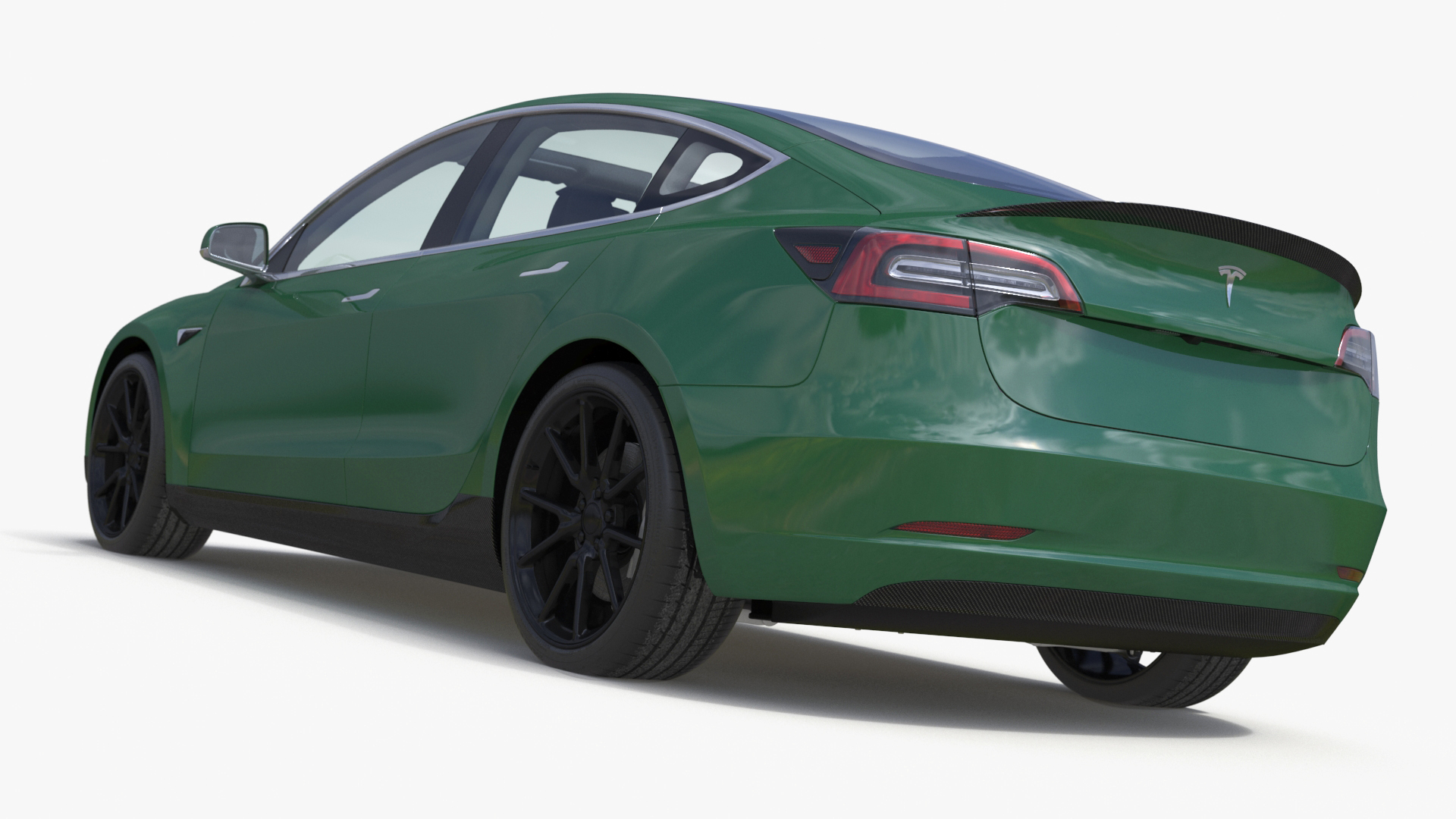 3D model Tesla Model 3 Carbon Fiber Sport Package