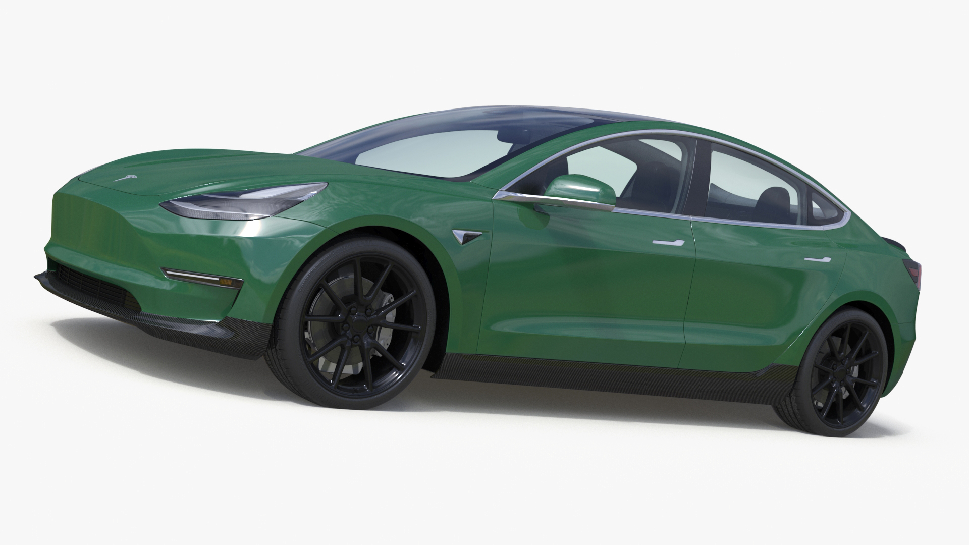 3D model Tesla Model 3 Carbon Fiber Sport Package