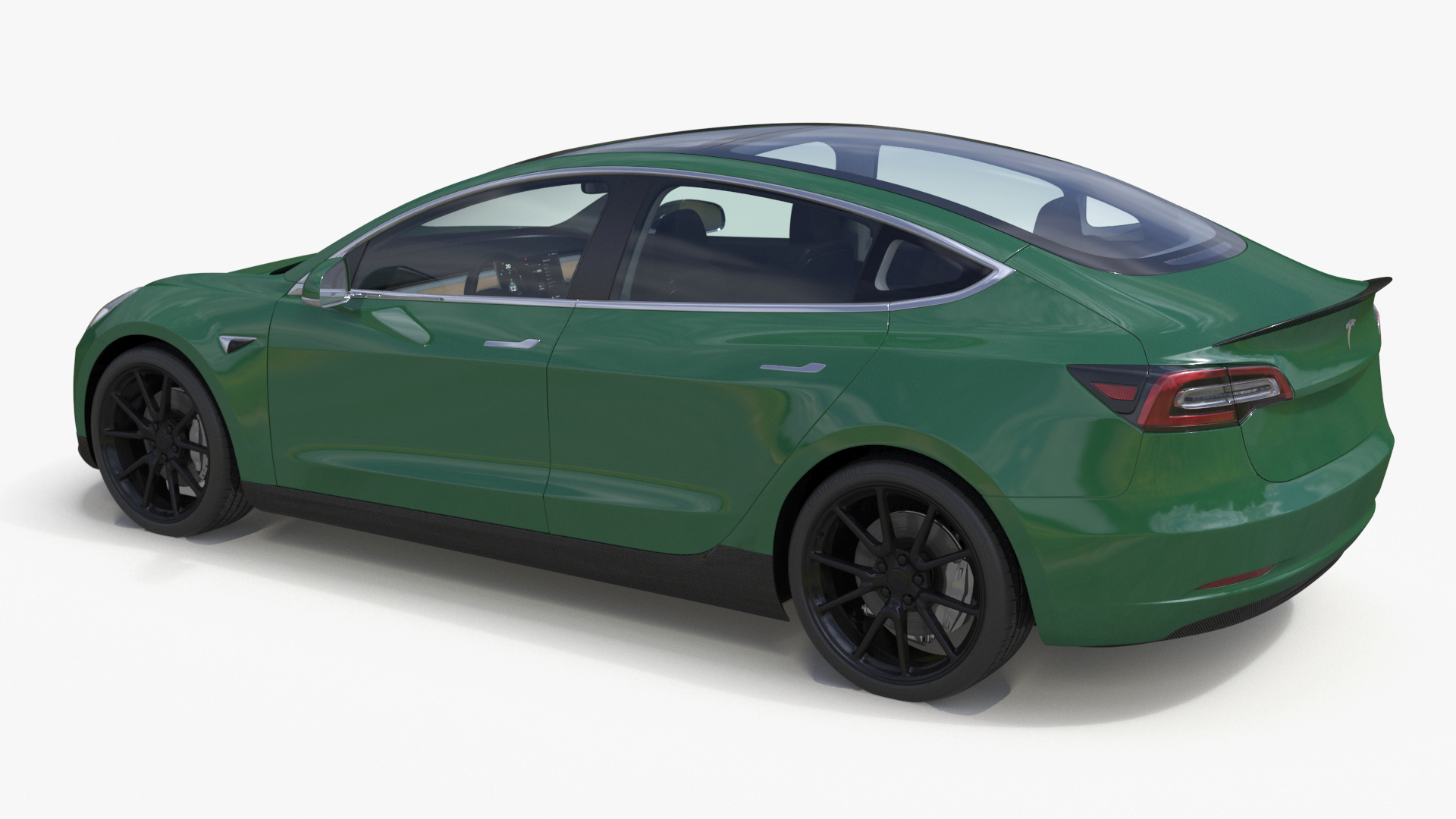 3D model Tesla Model 3 Carbon Fiber Sport Package