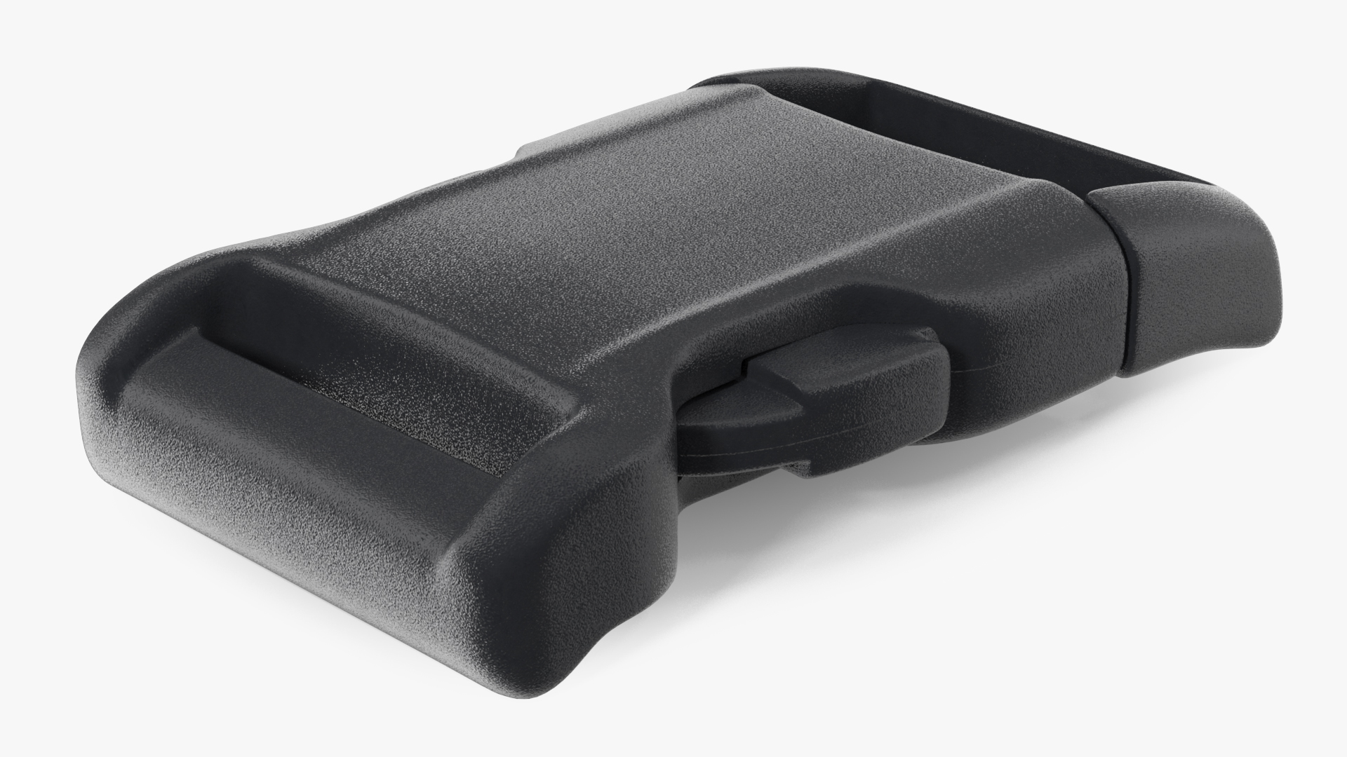 Contoured Side Release Plastic Buckle 3D