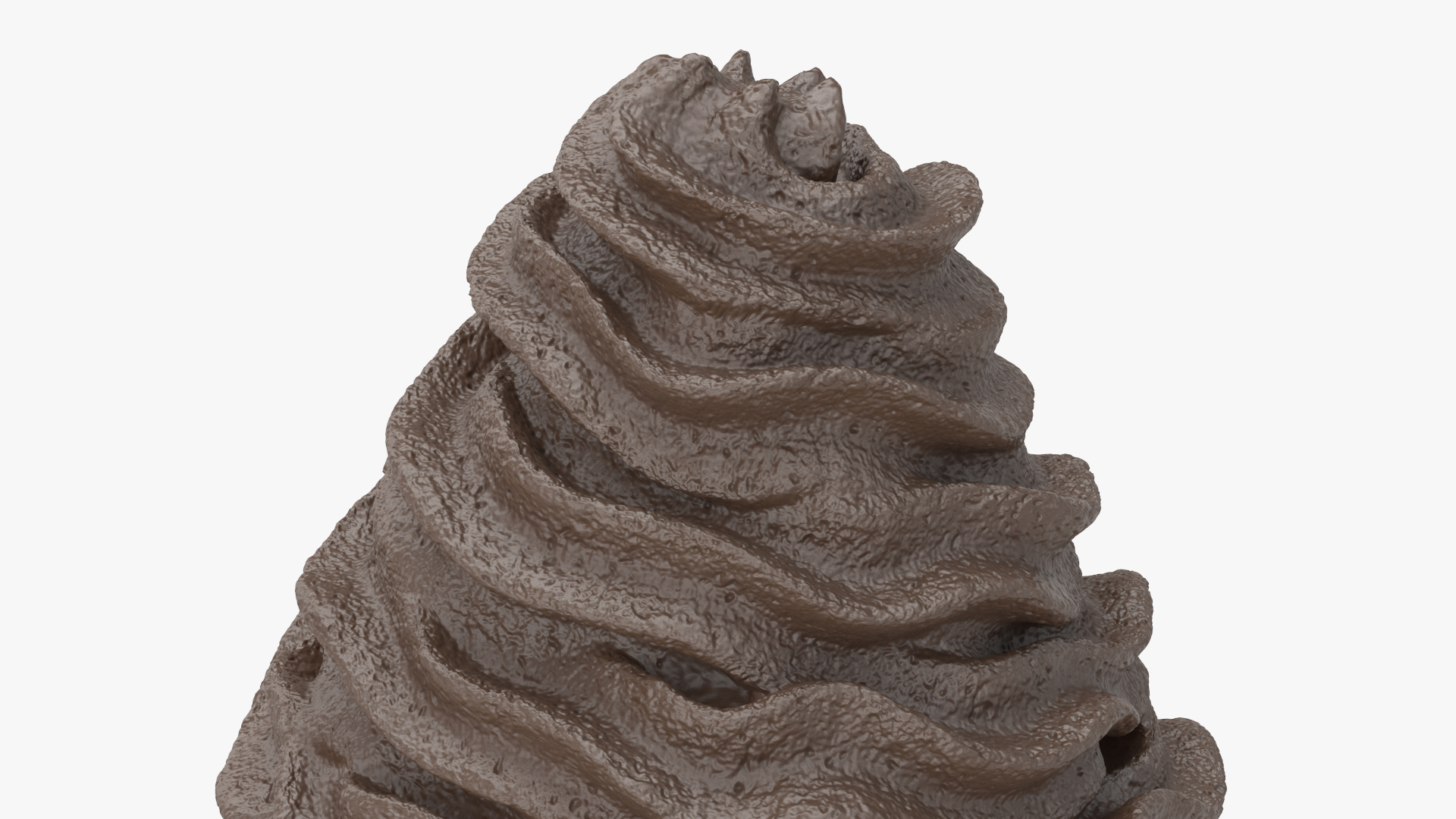 3D Chocolate Whipped Cream for 3D Print