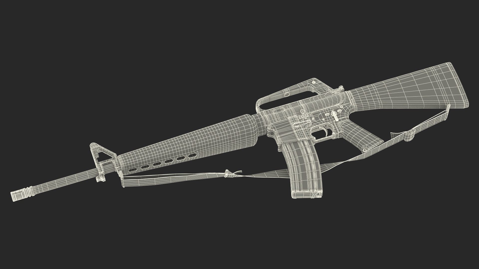 M16 Rifle 3D model