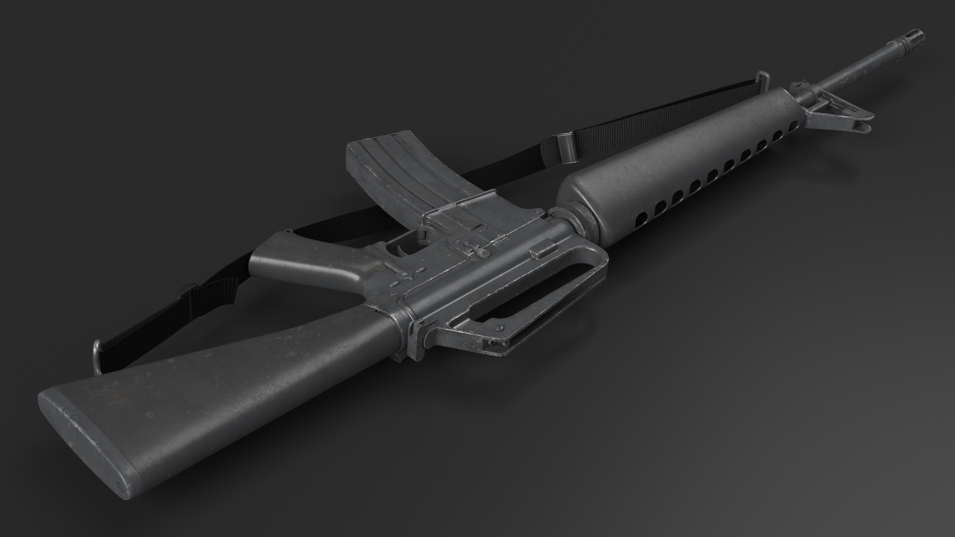 M16 Rifle 3D model