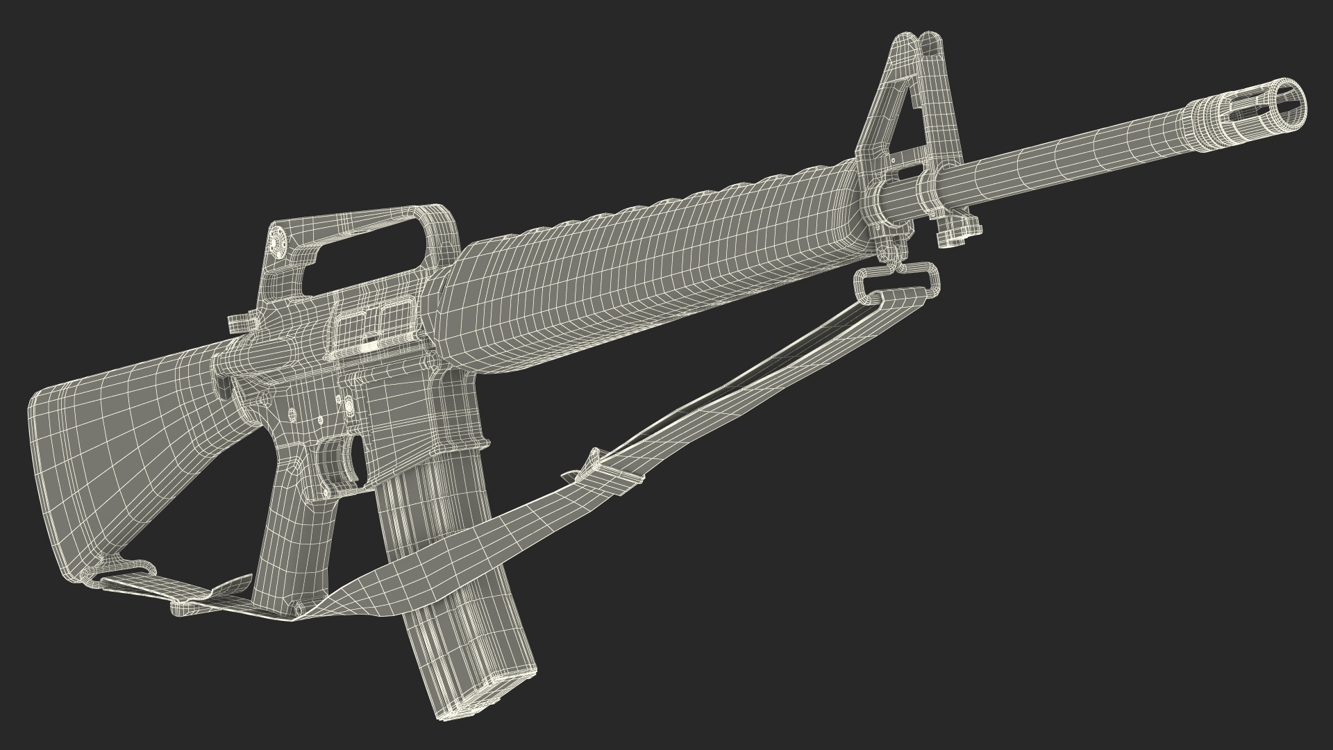 M16 Rifle 3D model