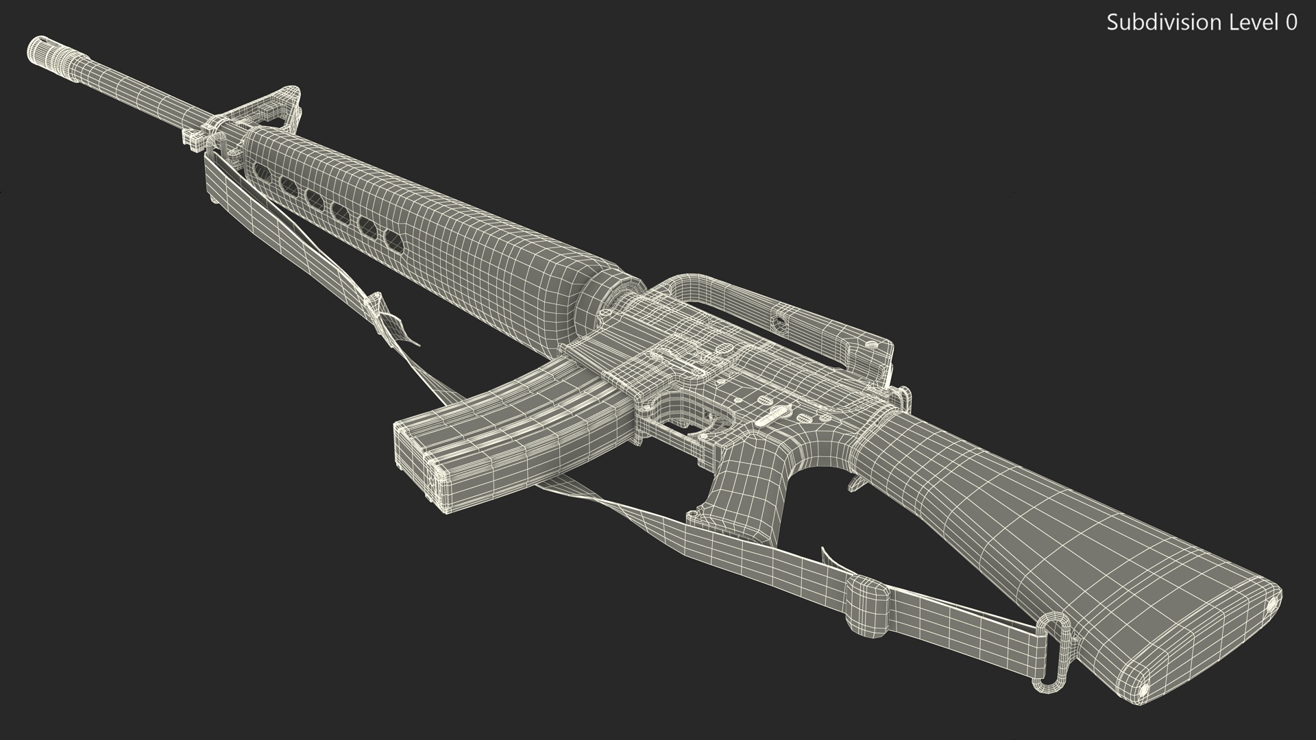 M16 Rifle 3D model