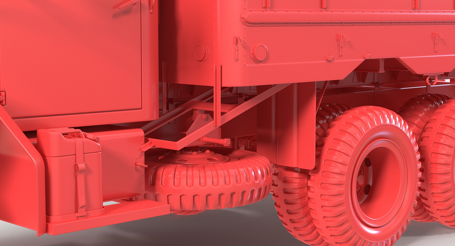 US Truck M109 Shop Van Rigged 3D model