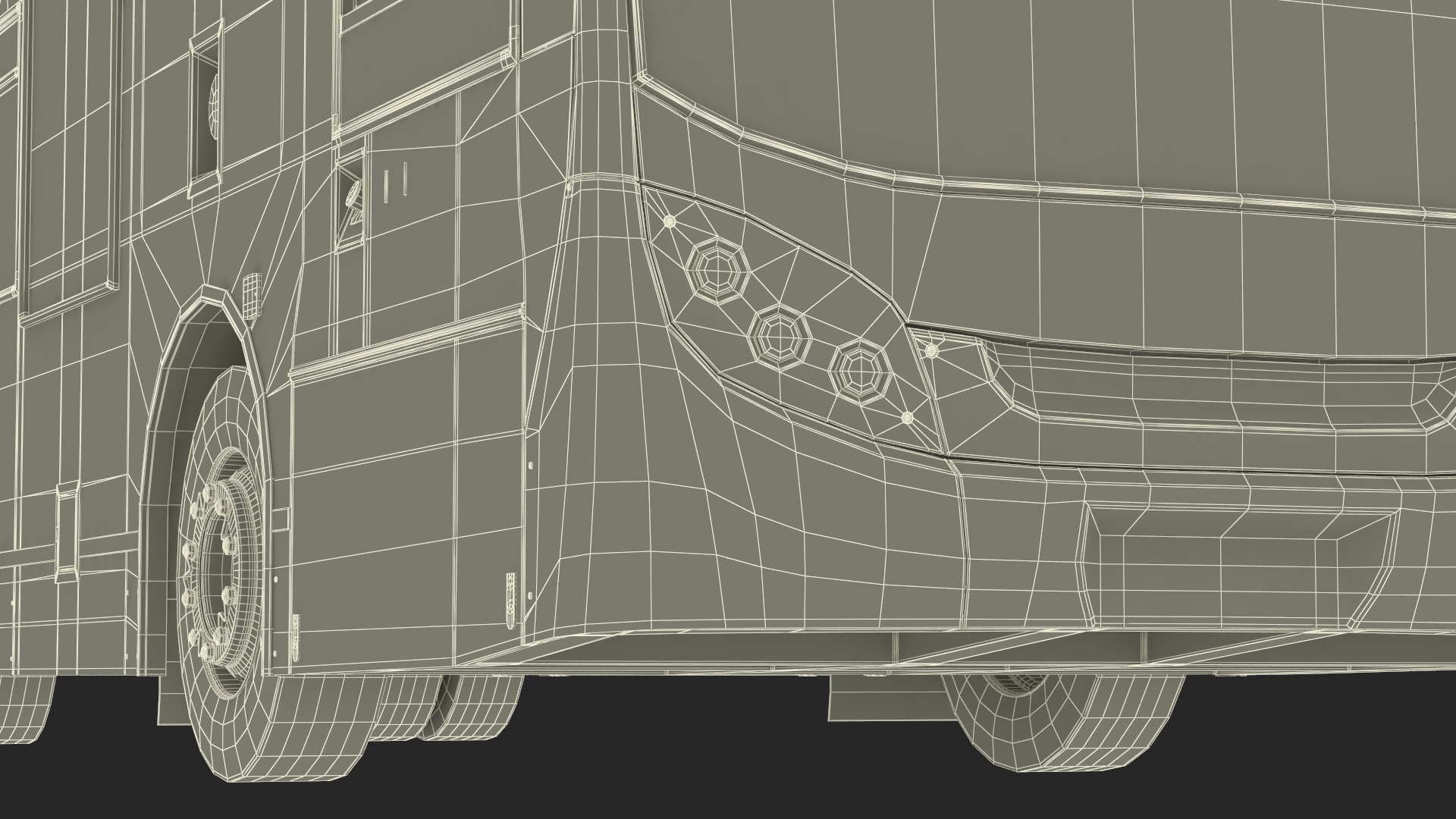 3D Double Decker City Bus Enviro400 Simple Interior model