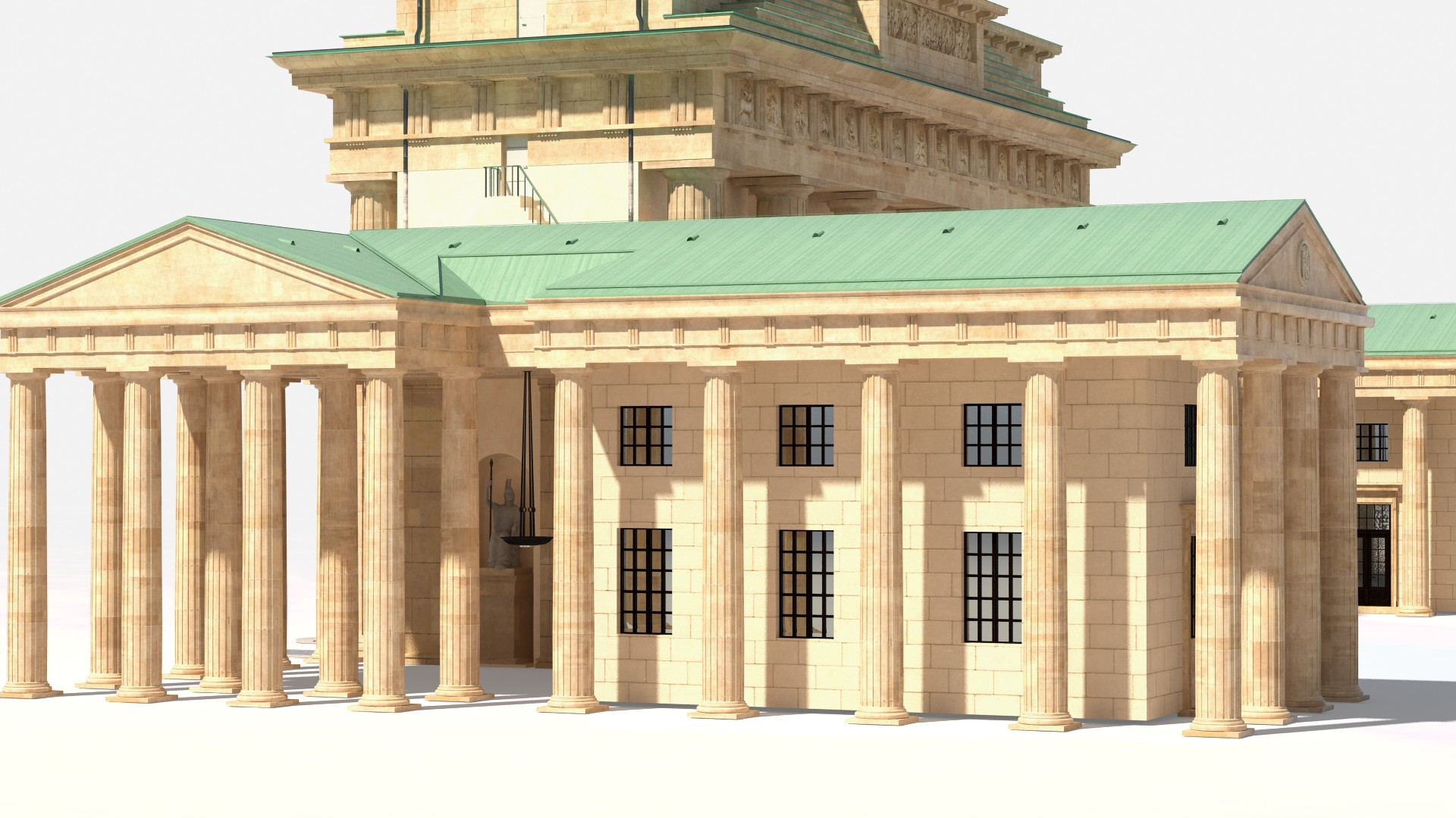 3D Brandenburg Gate