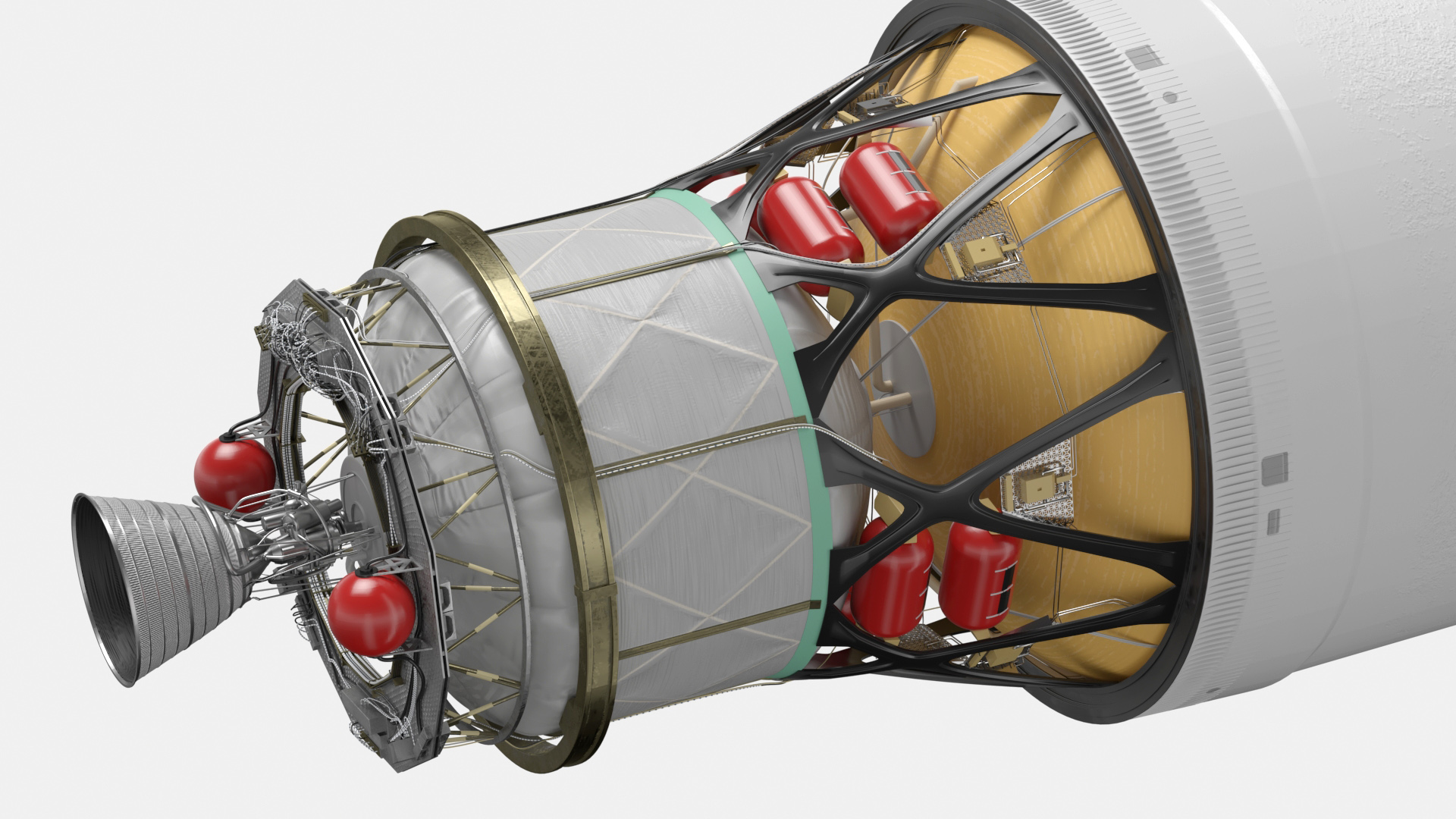 Generic Space Rocket Engine 3D