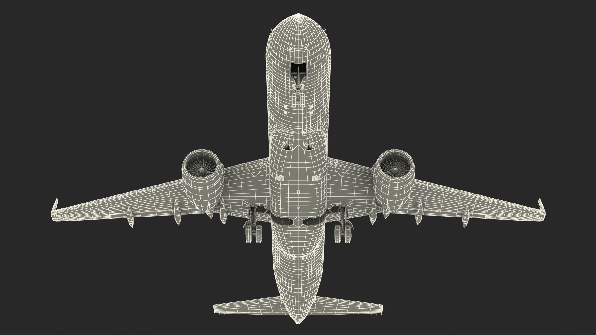 3D model Mitsubishi SpaceJet M90 Rigged