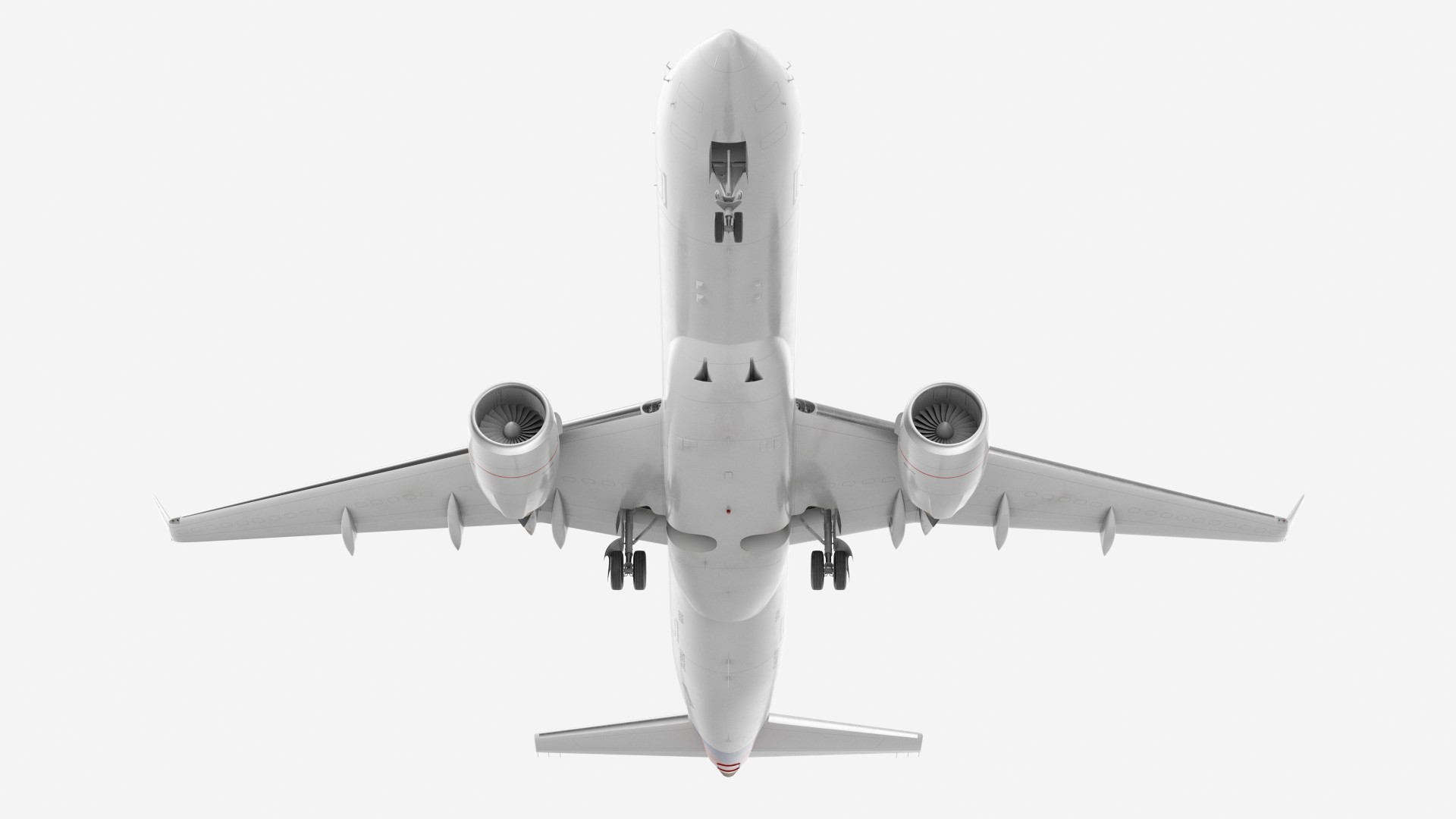 3D model Mitsubishi SpaceJet M90 Rigged