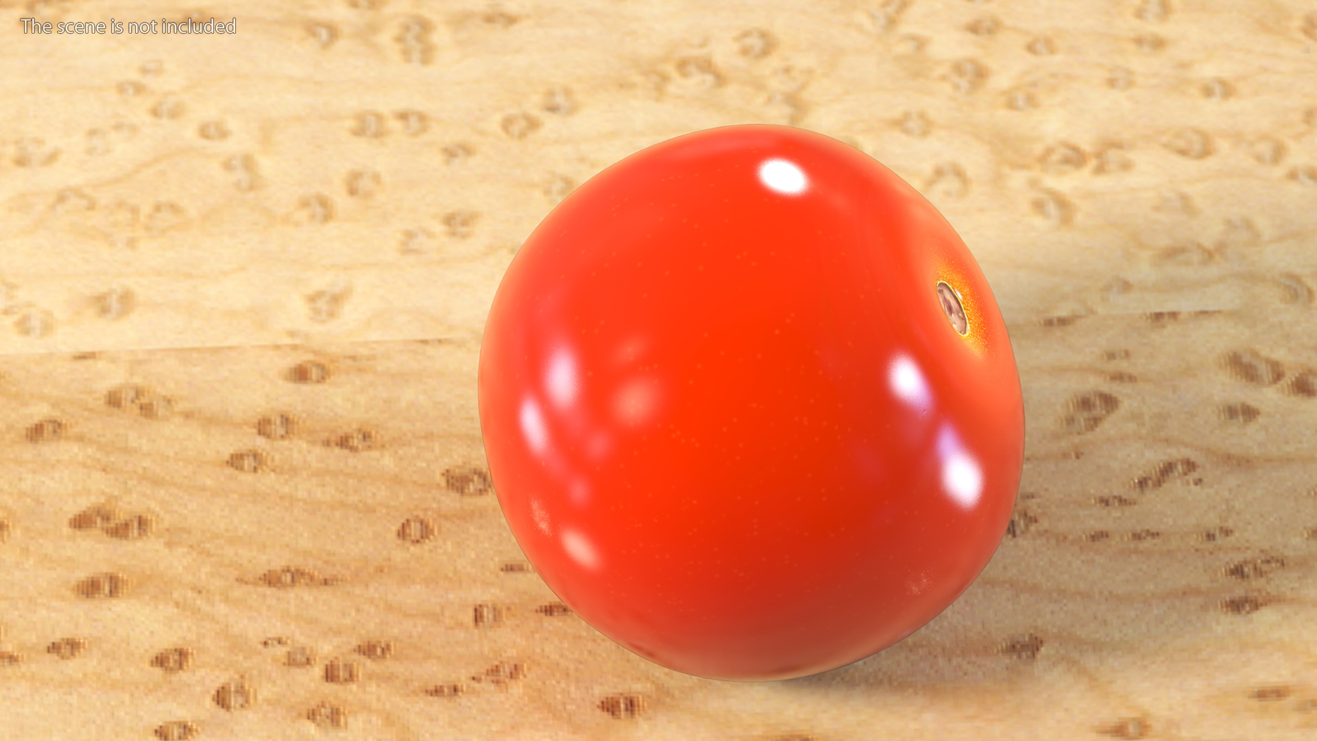 3D Fresh Red Cherry Tomato model