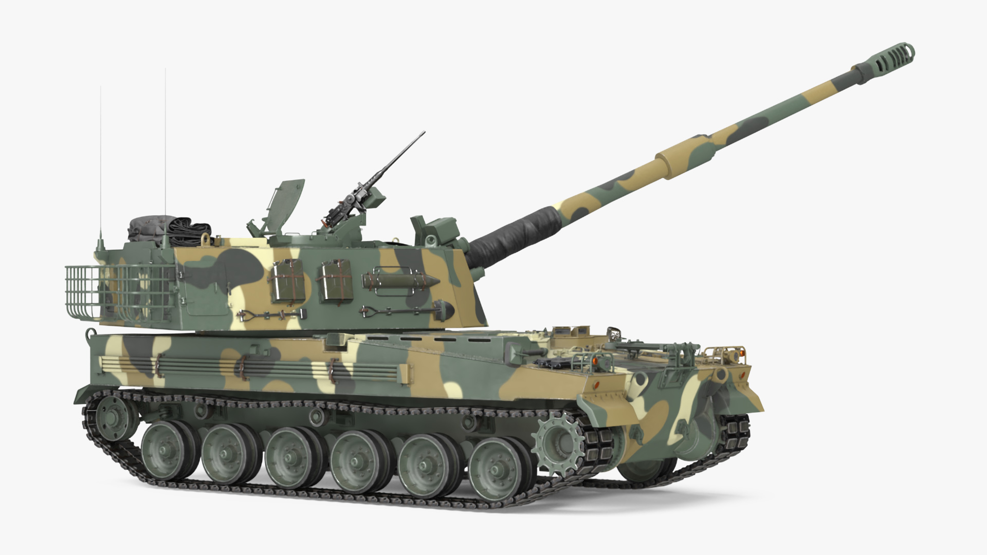 3D model K9 Thunder South Korean Artillery System