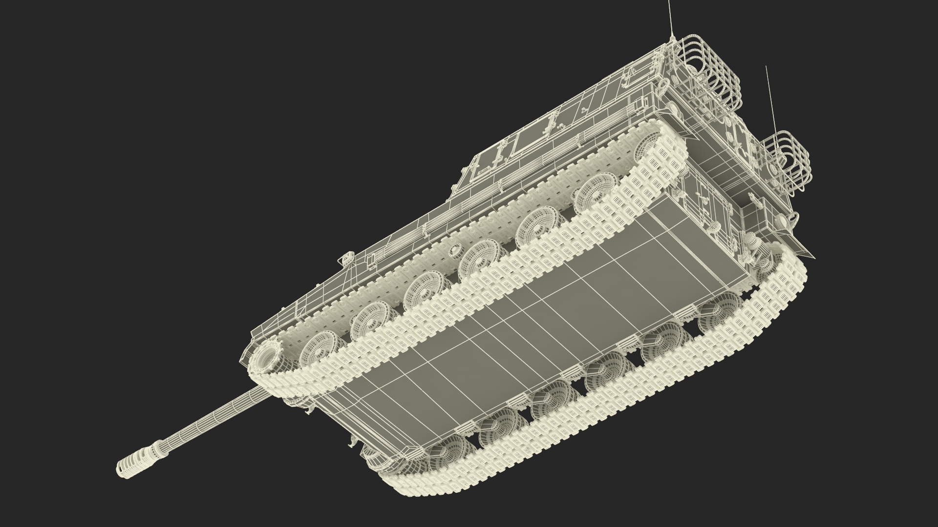 3D model K9 Thunder South Korean Artillery System