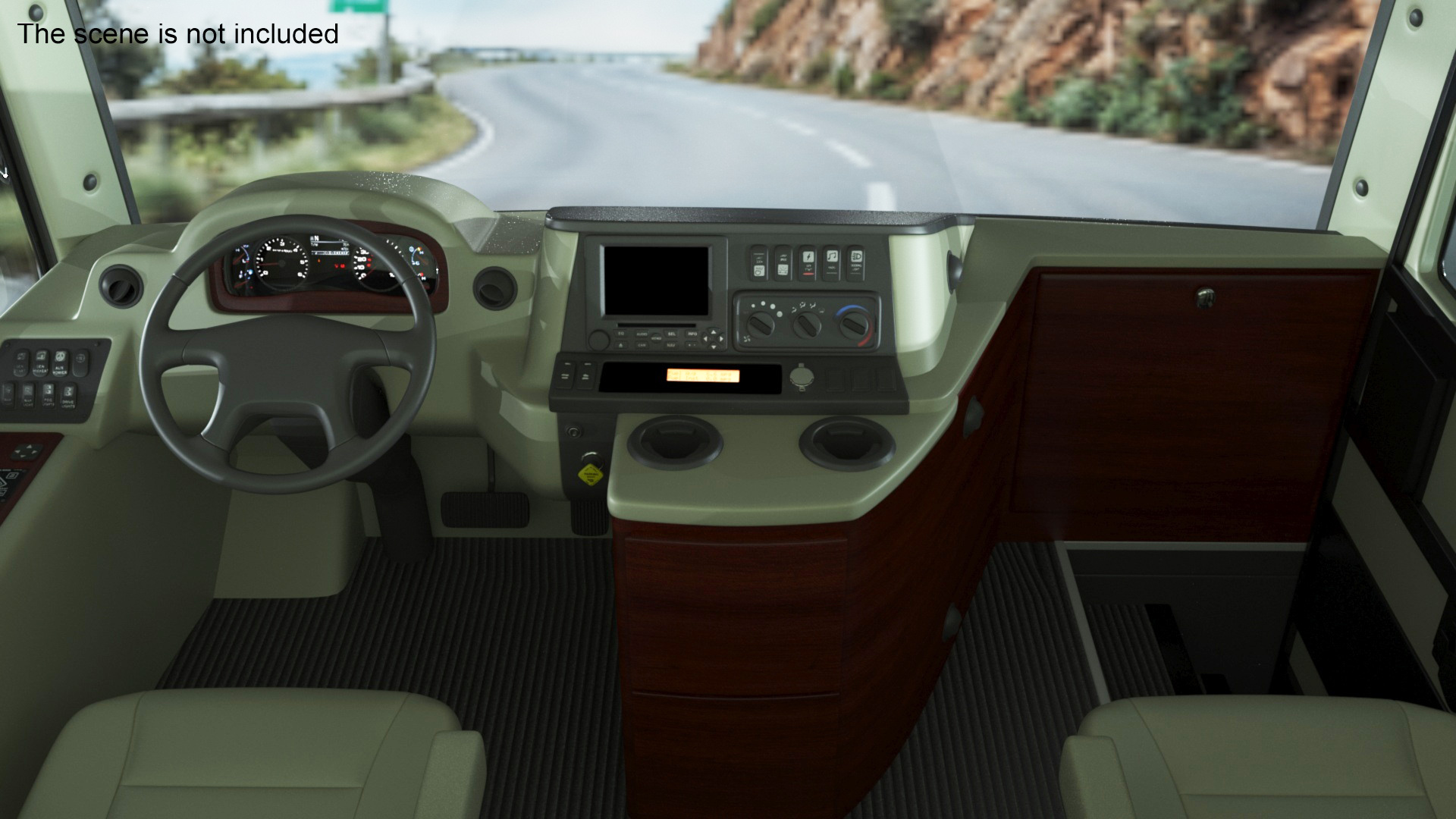 Luxury Motorhome Coach 3D