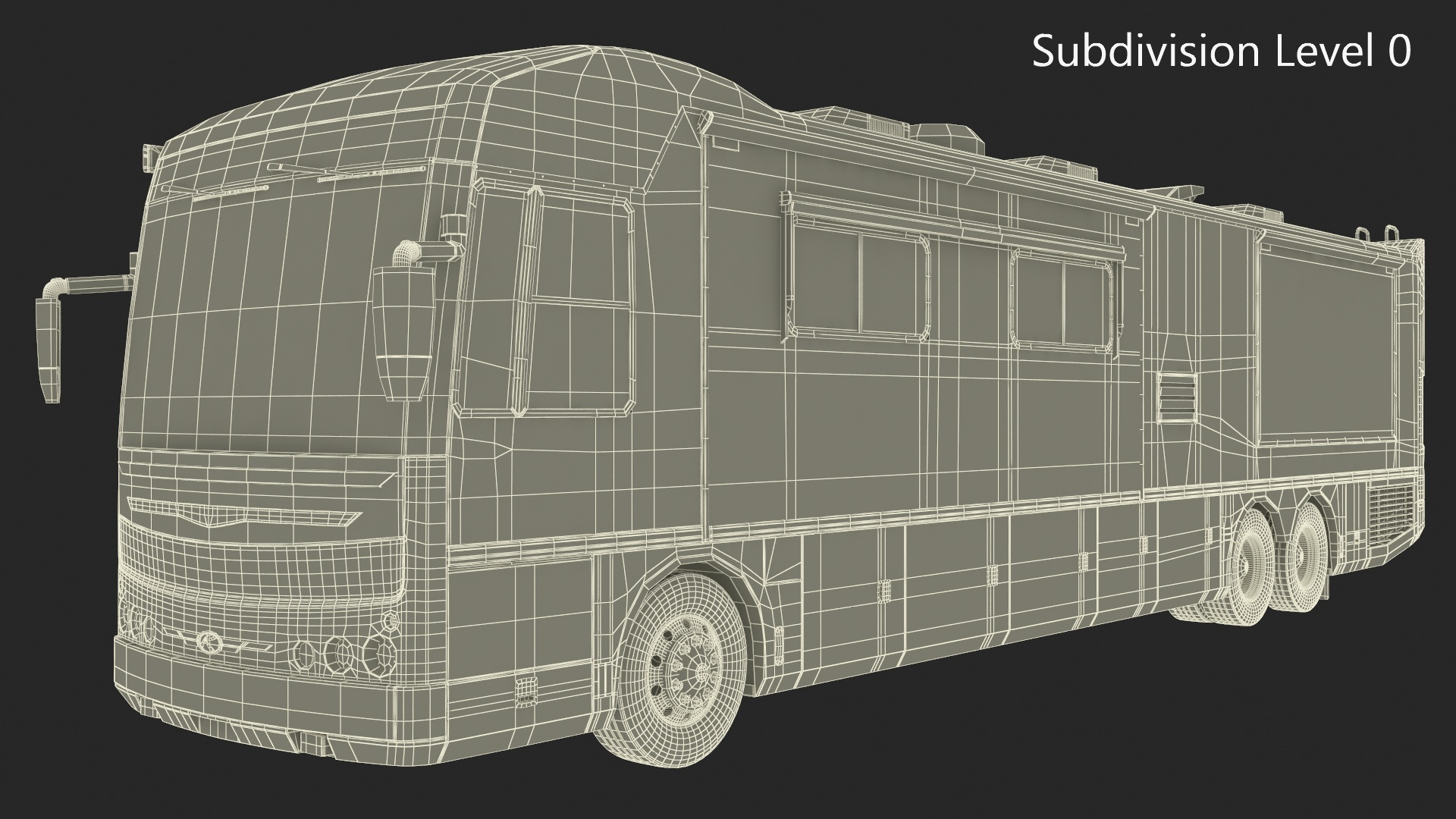 Luxury Motorhome Coach 3D