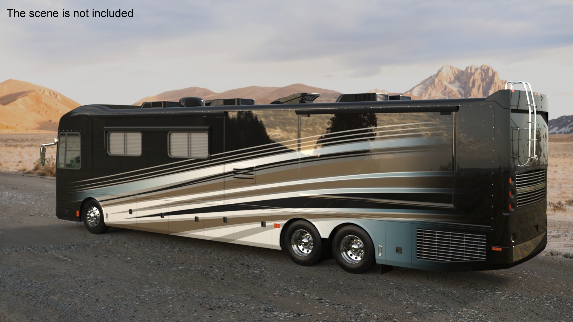 Luxury Motorhome Coach 3D