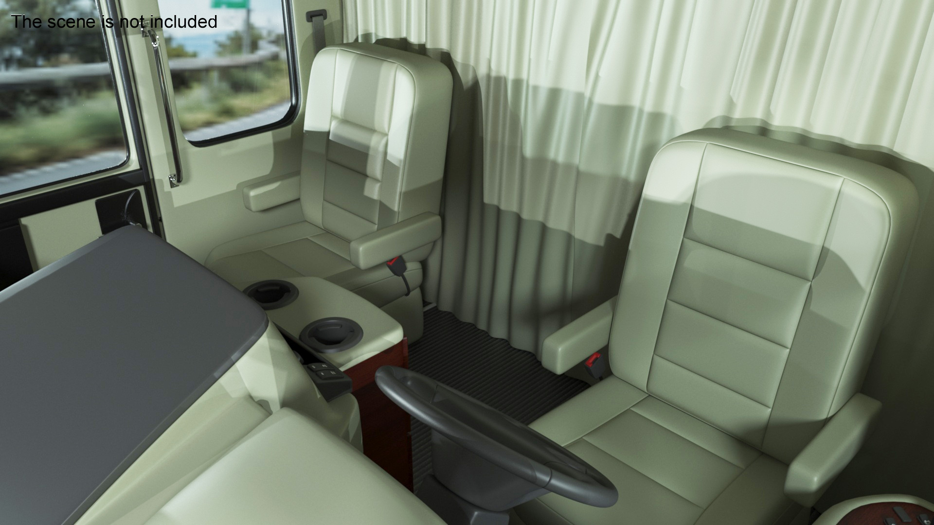 Luxury Motorhome Coach 3D