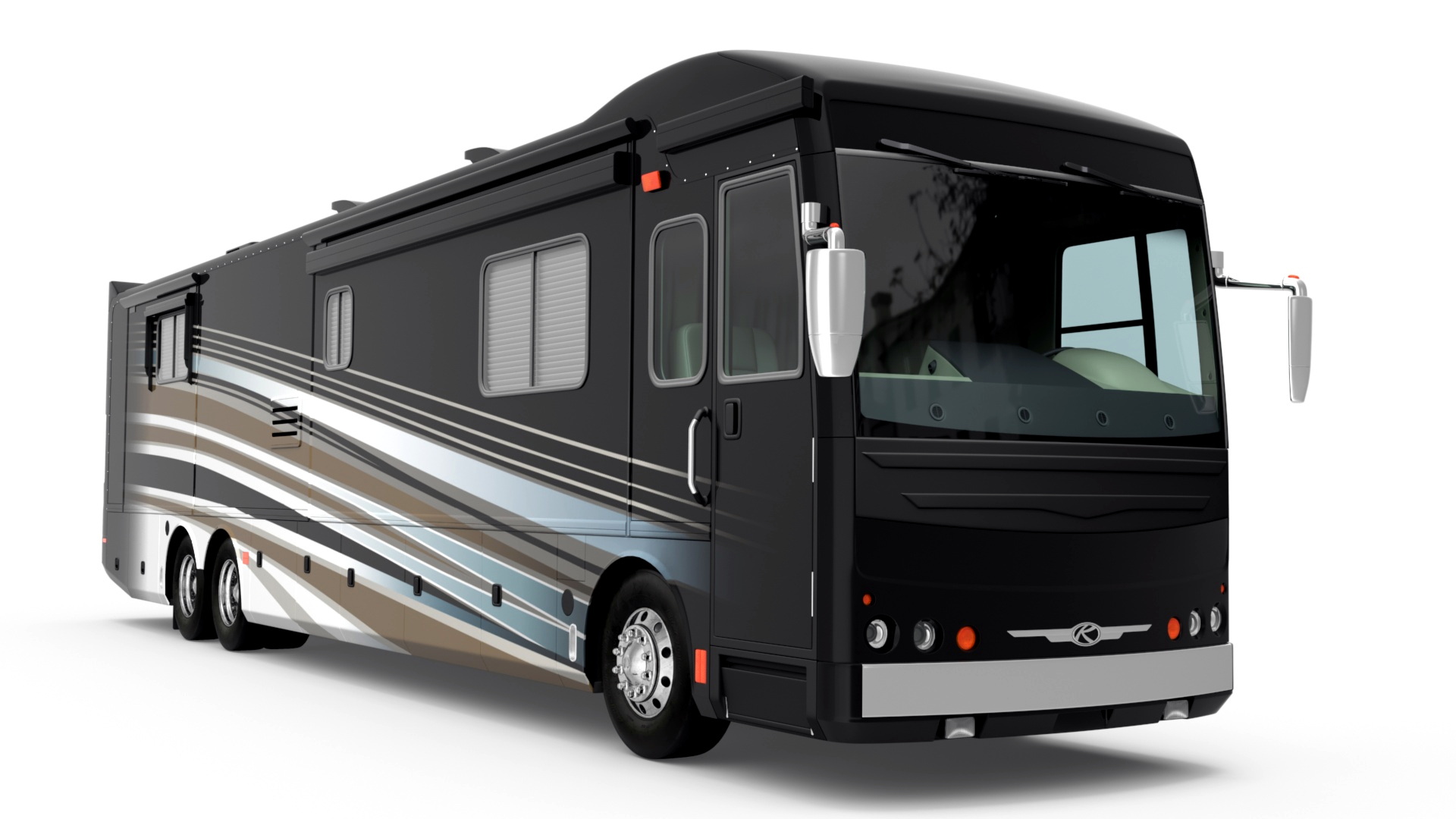 Luxury Motorhome Coach 3D