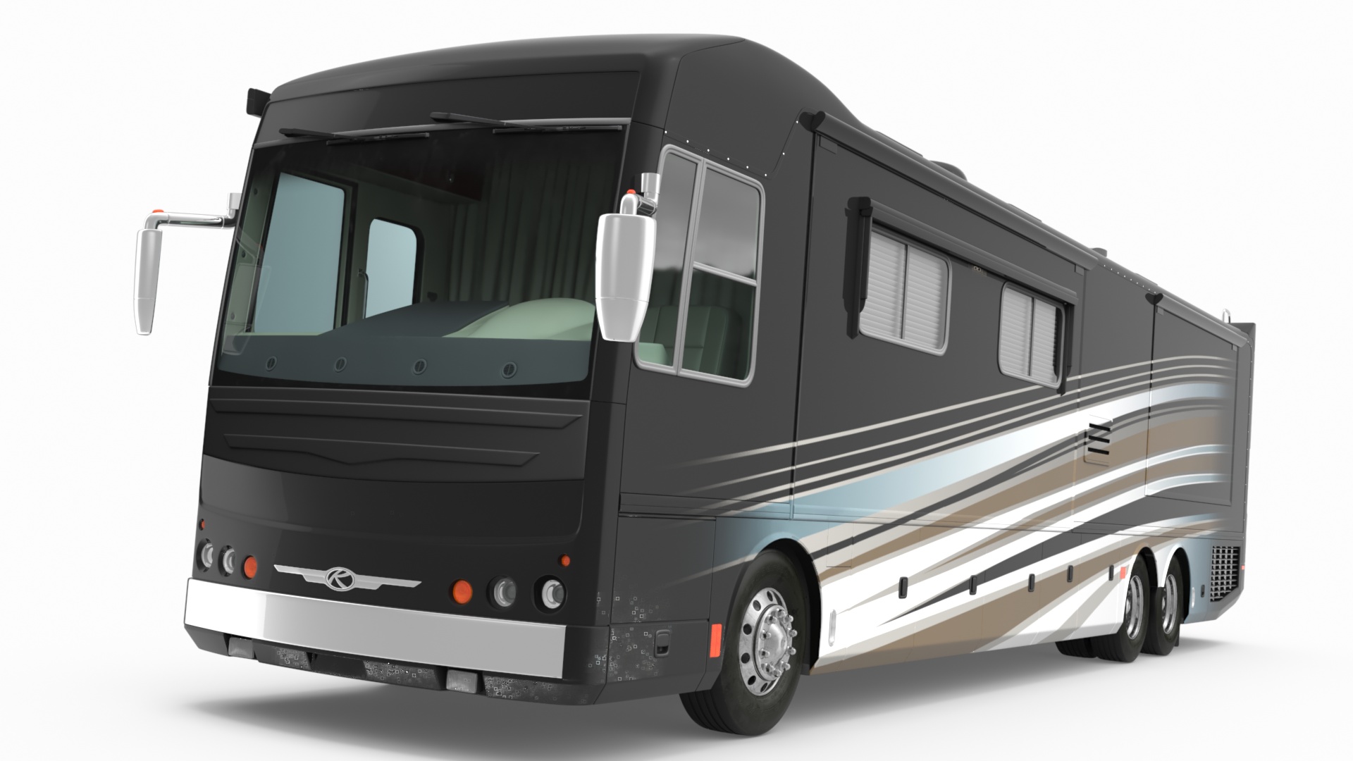 Luxury Motorhome Coach 3D