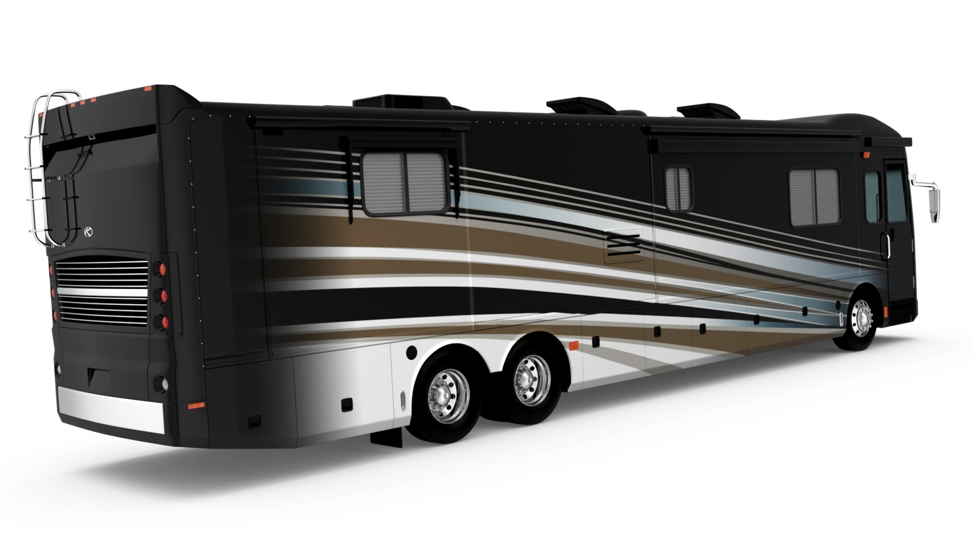 Luxury Motorhome Coach 3D