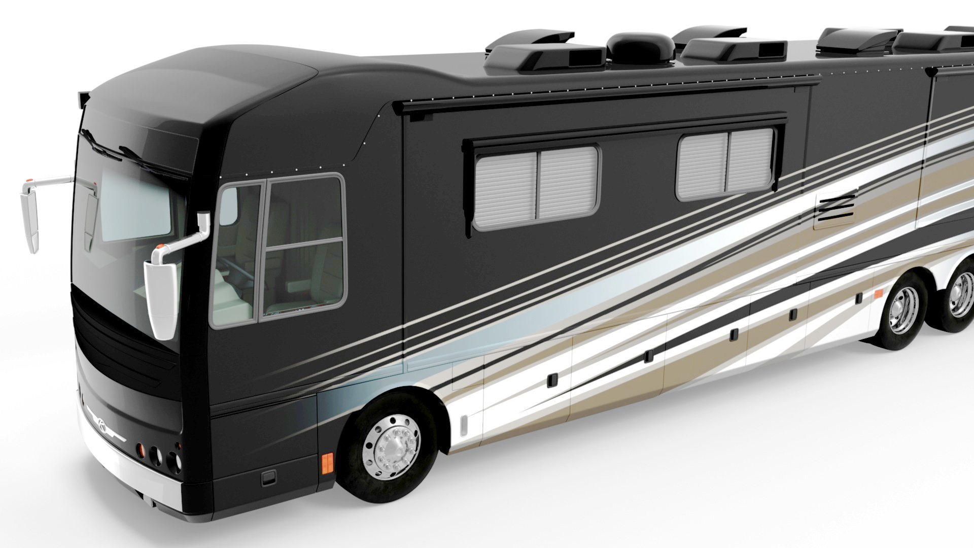 Luxury Motorhome Coach 3D