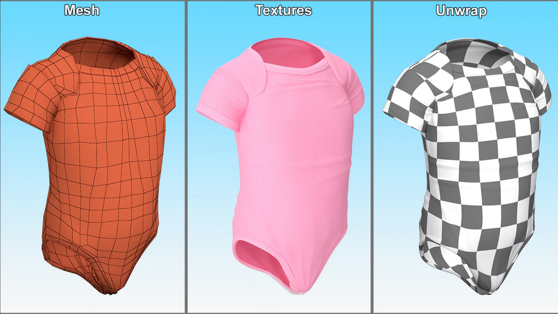 3D Bodysuit for Girls model