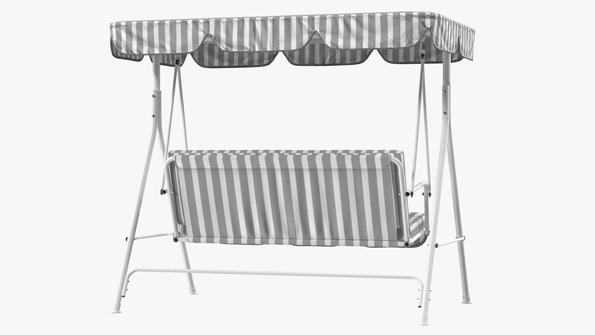 3D Porch Swing Grey Line